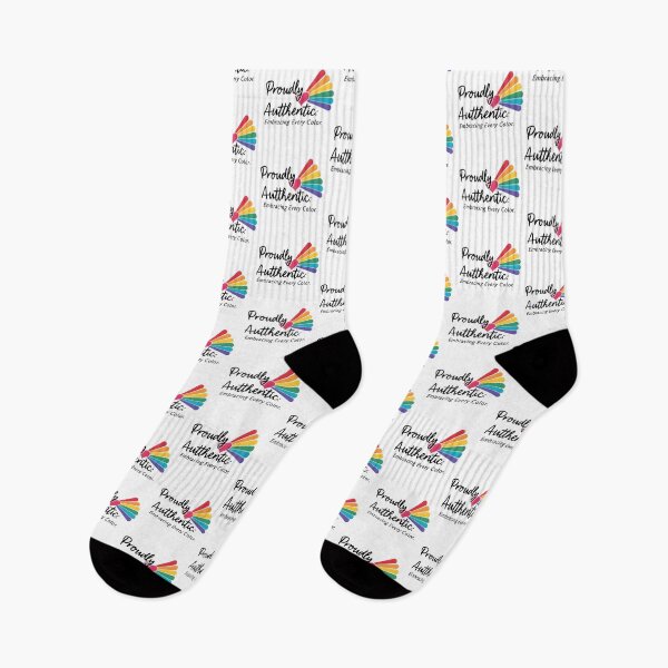 Item preview, Proudly Authentic: Rainbow Heart Prism designed and sold by MillennialVibe.