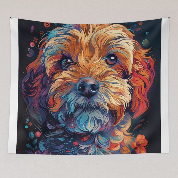 Aperçu de l'œuvre Motif Cavoodle créée et vendue par SOCaptivating.