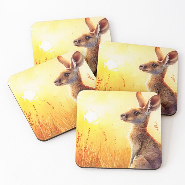 Item preview, Kangaroo Sunset designed and sold by TheAnimalZ00.
