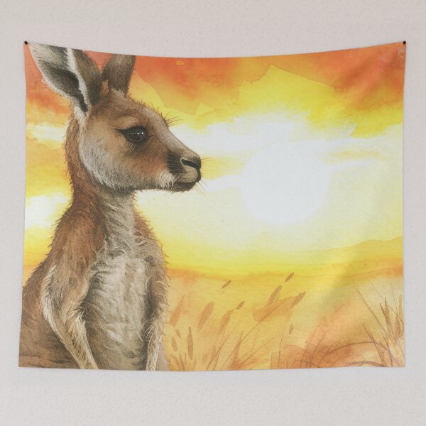 Item preview, Kangaroo Art designed and sold by TheAnimalZ00.