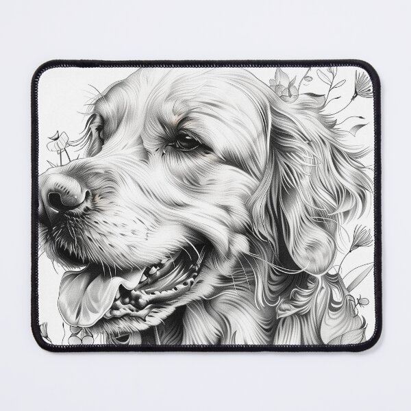 Item preview, Golden Retriever Motif designed and sold by SOCaptivating.