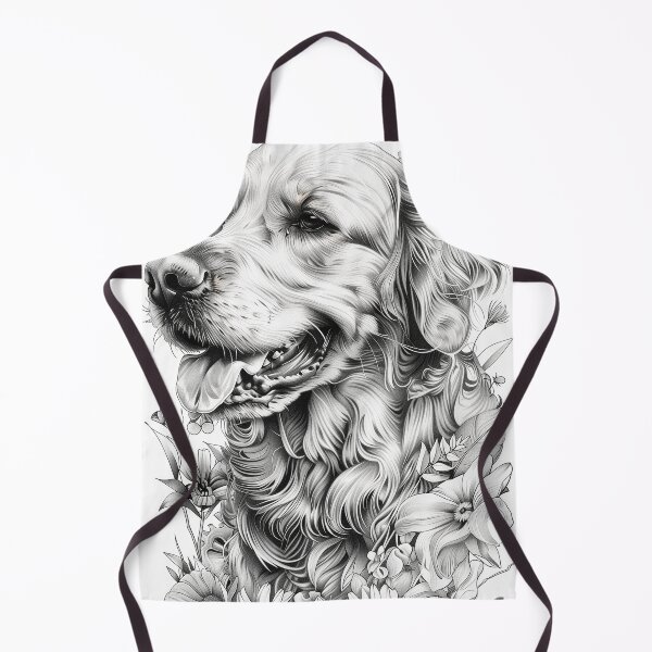Item preview, Golden Retriever Motif designed and sold by SOCaptivating.