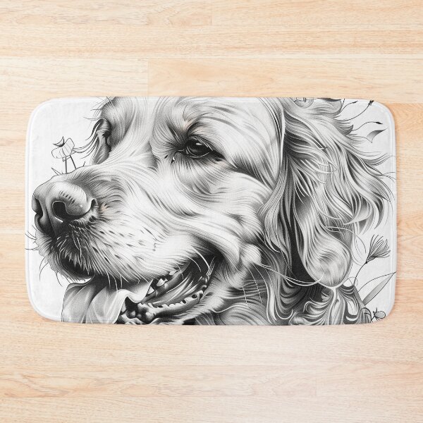 Item preview, Golden Retriever Motif designed and sold by SOCaptivating.
