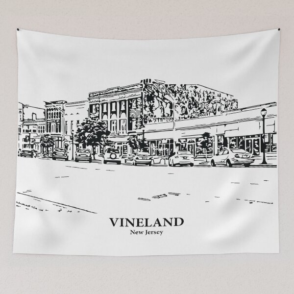 Item preview, Vineland - New Jersey designed and sold by Lakeric Cityscapes.