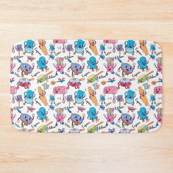 Item preview, Kitchen capers - Seamless pattern designed and sold by Fantacaroo Designs.