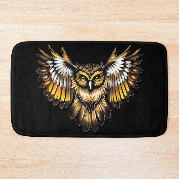 Item preview, Gold and chocolate owl designed and sold by Astralia.