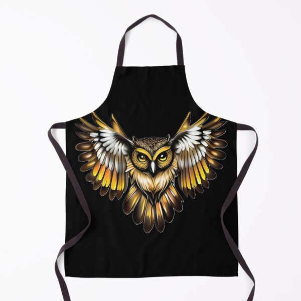 Item preview, Gold and chocolate owl designed and sold by Astralia.