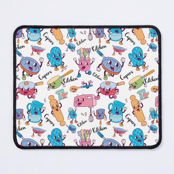 Item preview, Kitchen capers - Seamless pattern designed and sold by Fantacaroo Designs.