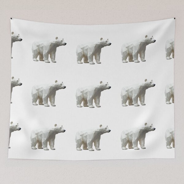 Item preview, 3D Cartoon Polar Bear, Logo, Sticker, Wall arts, Art Prints and More designed and sold by Kevin Lou.