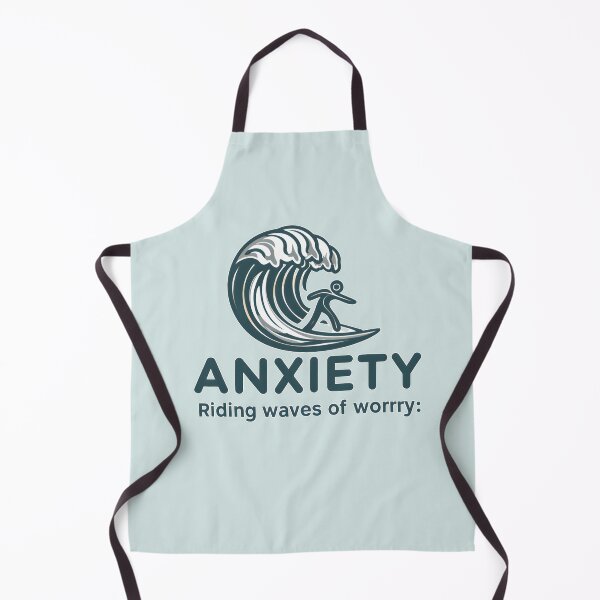 Item preview, Riding the Waves: Conquering Anxiety designed and sold by MillennialVibe.