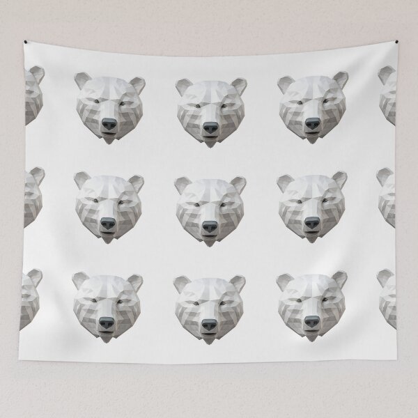 Item preview, 3D Cartoon Polar Bear, Logo, Sticker, Wall arts, Art Prints and More designed and sold by Kevin Lou.
