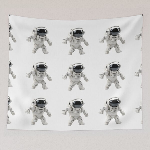 Item preview, 3D Cartoon Astronaut, Spaceman, Logo, Sticker, Wall arts, Art Prints and More designed and sold by Kevin Lou.