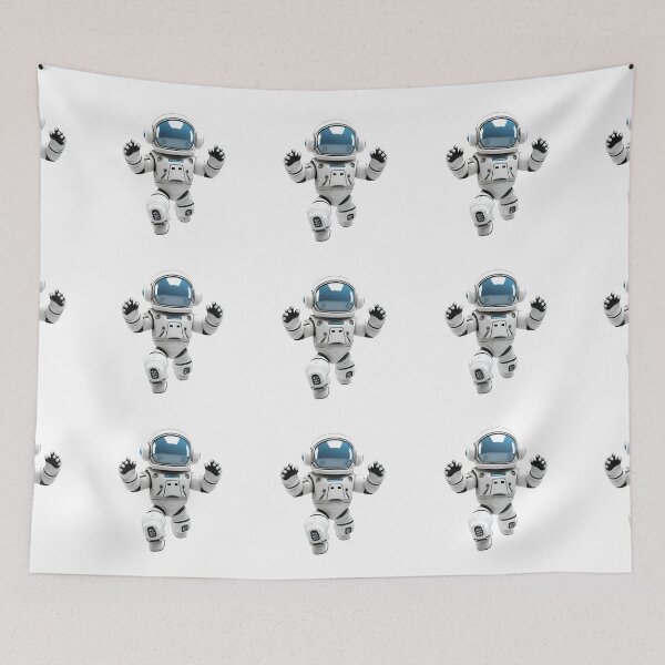 Item preview, 3D Cartoon Astronaut, Spaceman, Logo, Sticker, Wall arts, Art Prints and More designed and sold by Kevin Lou.