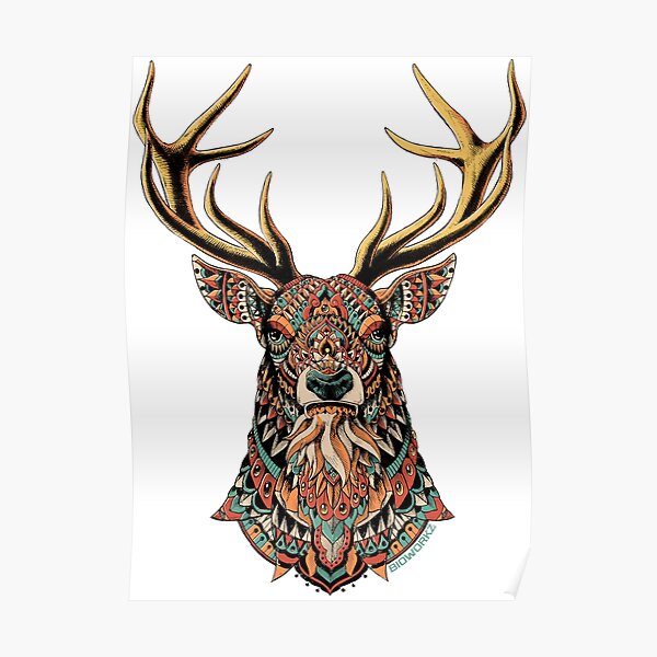Ornate Buck Poster