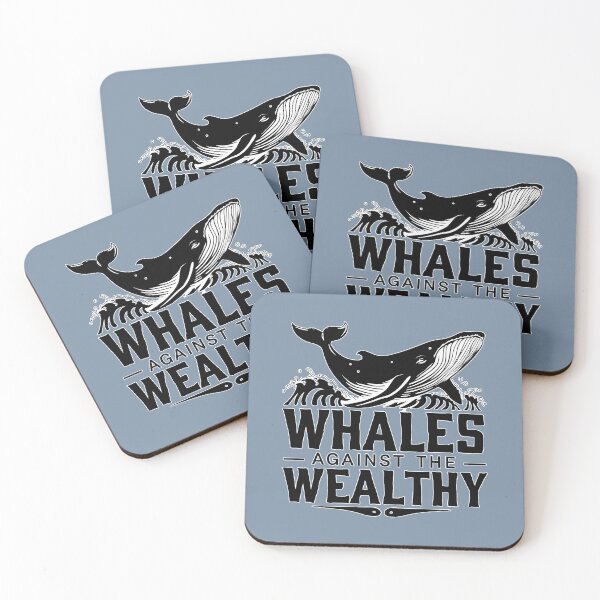 Item preview, Whales Against the Wealthy designed and sold by MillennialVibe.