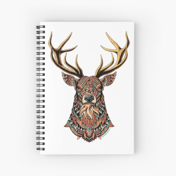 Ornate Buck Spiral Notebook