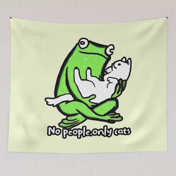 Item preview, No People Love Toad Only Cats designed and sold by BrianOrtusee.