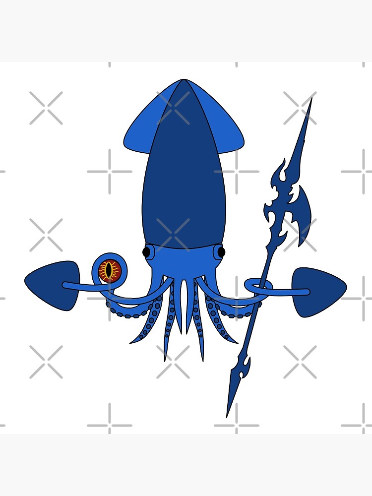 Final Fantasy XIV - The Squidzure Dragoon" Art Board Print for