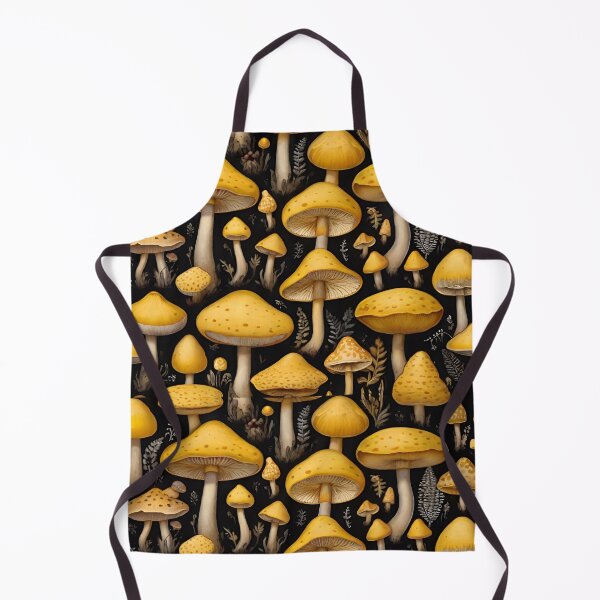 Item preview, Sunny Yellow Mushroom Patterns: Whimsical Nature-Inspired Designs designed and sold by AYACHI90.