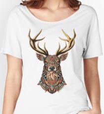 Ornate Buck Women's Relaxed Fit T-Shirt