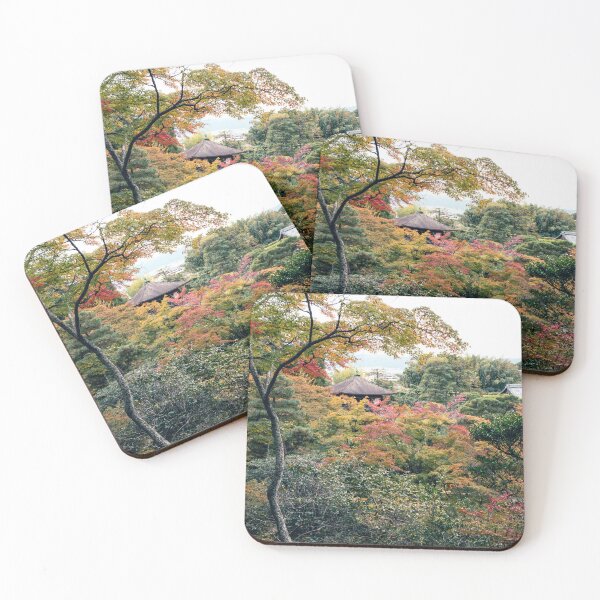 Item preview, Temple Seen Through Autumn Leaves designed and sold by Renee McShane.