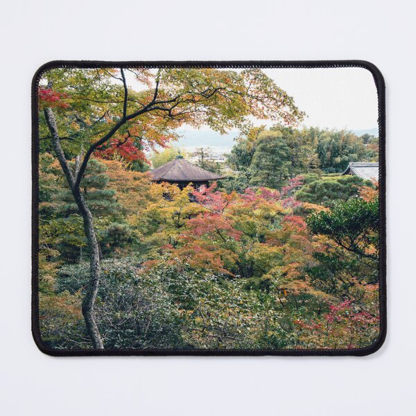 Item preview, Temple Seen Through Autumn Leaves designed and sold by Renee McShane.
