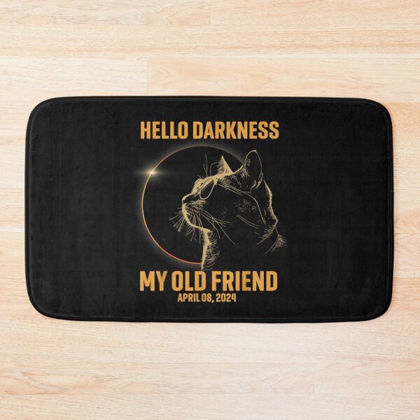 Item preview, Hello Darkness My Old Friend Cat Solar Eclipse April 08 2024 designed and sold by THIENVT.