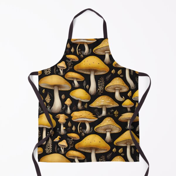 Item preview, Sunny Yellow Mushroom Patterns: Whimsical Nature-Inspired Designs designed and sold by AYACHI90.