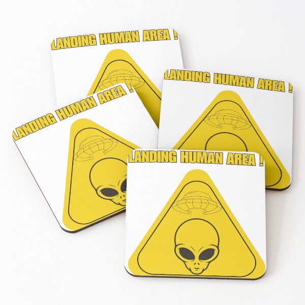 Item preview, Alien Landing Human Area designed and sold by ViLo-TStore.