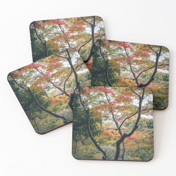 Item preview, Temple Seen Through Branches and Autumn Leaves designed and sold by Renee McShane.