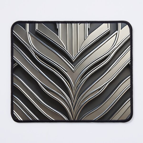 Item preview, silver art deco design 047 designed and sold by fleesphotos.