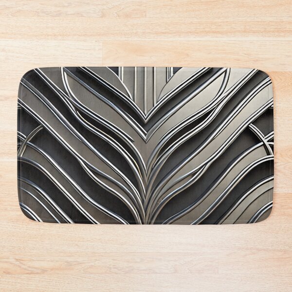 Item preview, silver art deco design 047 designed and sold by fleesphotos.