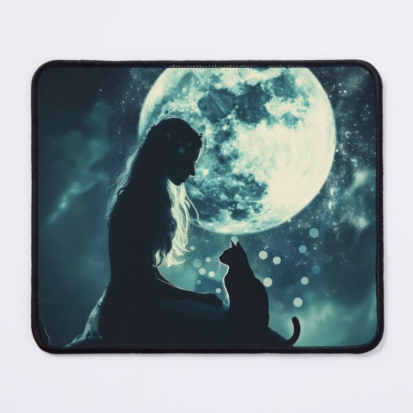 Item preview, Dialogue in the Moonlight - A Mystical and Intimate Art Piece designed and sold by chi3-jp.