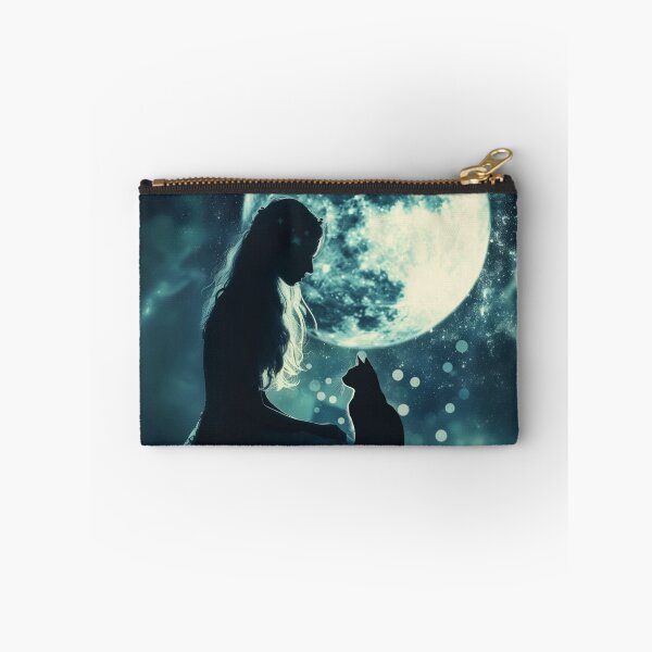 Item preview, Dialogue in the Moonlight - A Mystical and Intimate Art Piece designed and sold by chi3-jp.