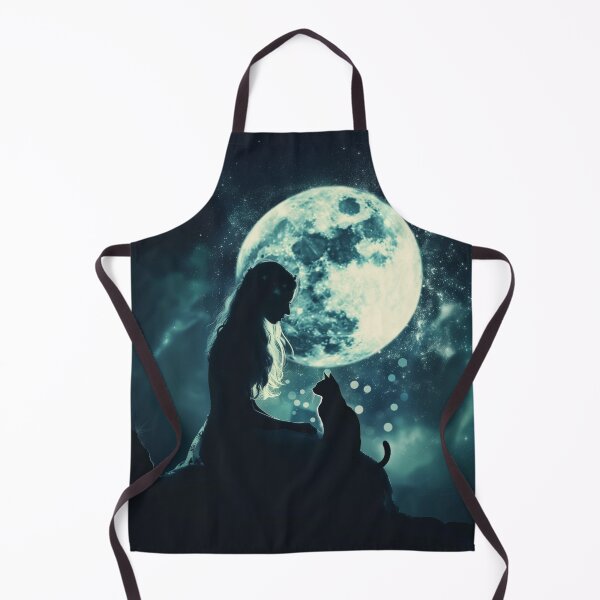 Item preview, Dialogue in the Moonlight - A Mystical and Intimate Art Piece designed and sold by chi3-jp.
