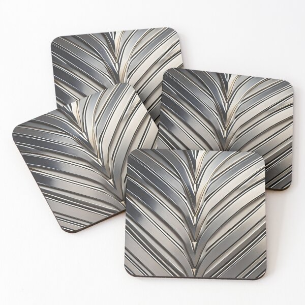 Item preview, silver art deco design 048 designed and sold by fleesphotos.