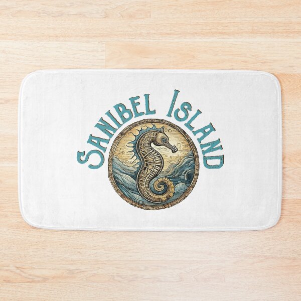 Item preview, Sanibel Island Florida Seahorse Design designed and sold by Futurebeachbum.