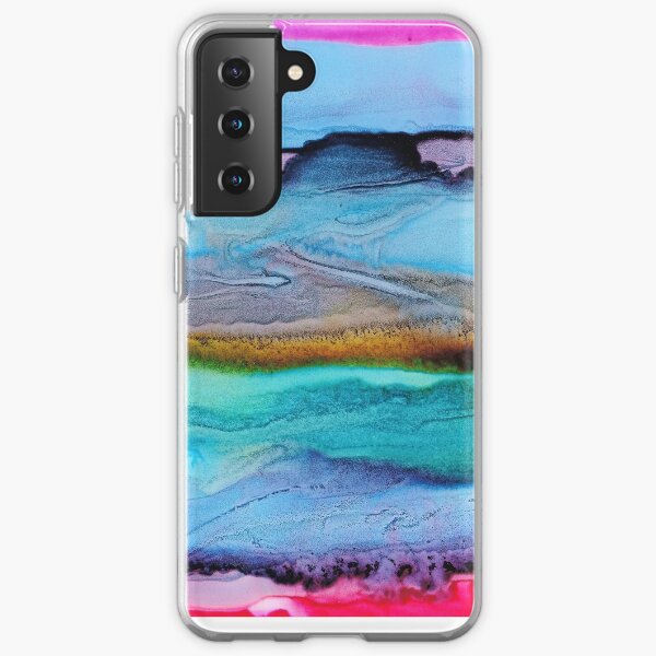 Abstract Print - Watery Waves Seascape Samsung Galaxy Soft Case