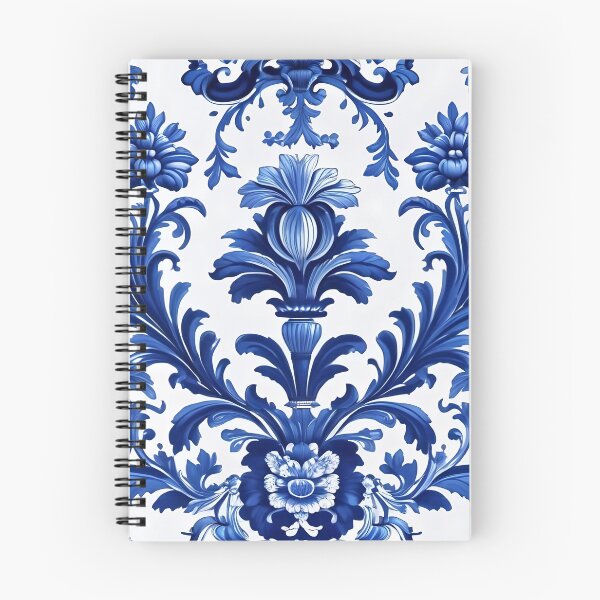 Item preview, Abstract Delfts Blue Dutch Porcelain Pattern designed and sold by TheArtOfPat.