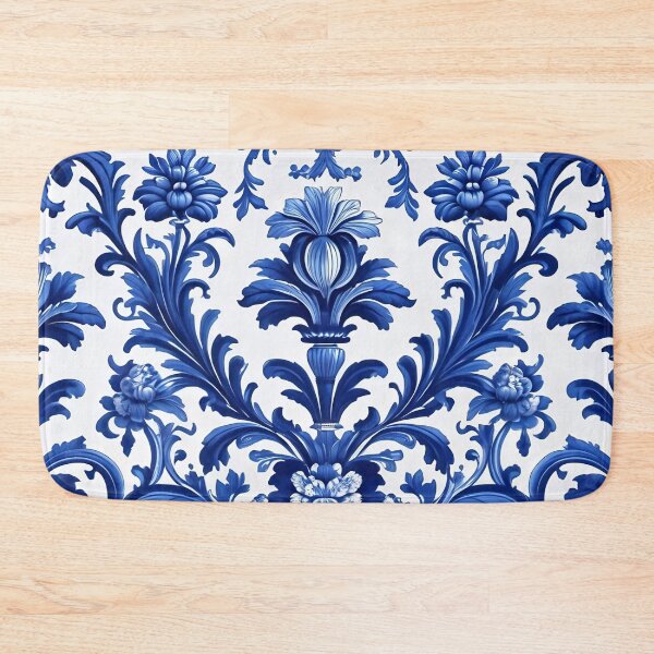 Item preview, Abstract Delfts Blue Dutch Porcelain Pattern designed and sold by TheArtOfPat.