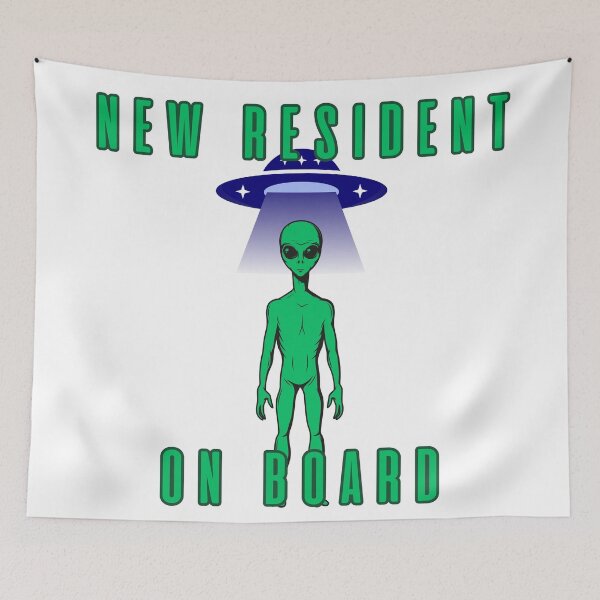 Item preview, Resident Alien - New Resident On Board designed and sold by ViLo-TStore.