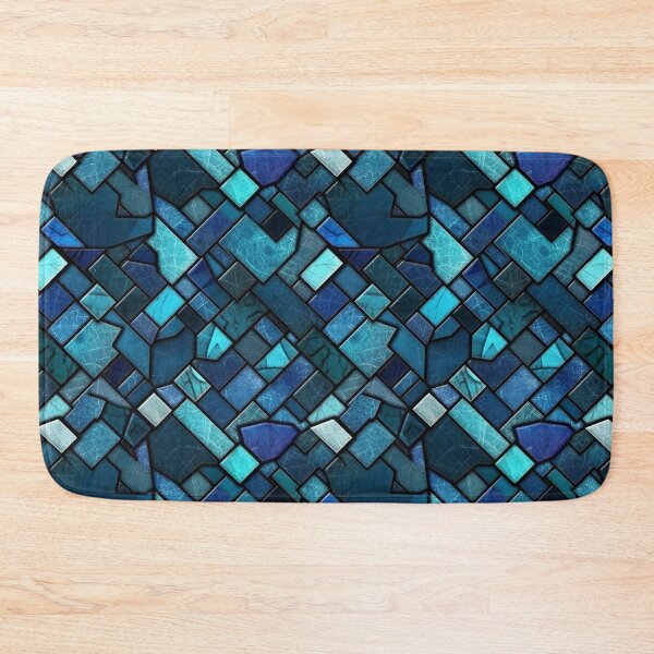 Item preview, Deep Blue Mosaic designed and sold by Digital-Lys.