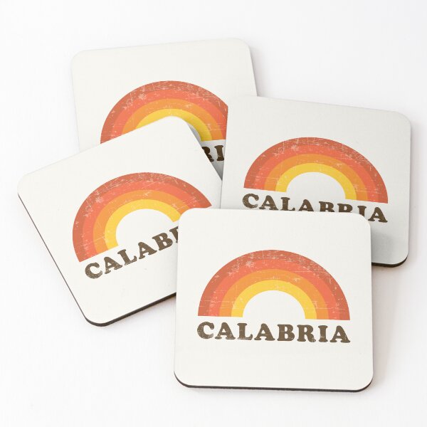 Item preview, Retro Vintage Calabria Italy Souvenir 60s Style Rainbow designed and sold by Delightfully Cynical.