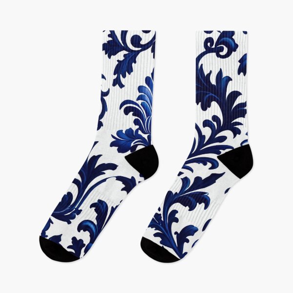 Item preview, Abstract Delfts Blue Dutch Porcelain Pattern designed and sold by TheArtOfPat.