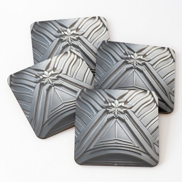 Item preview, silver art deco design 050 designed and sold by fleesphotos.