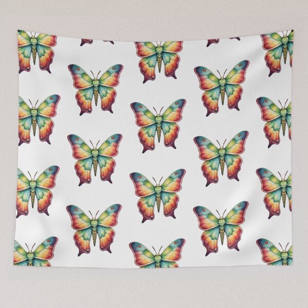 Item preview, Rainbow Watercolor Moth designed and sold by JamieRainbow.