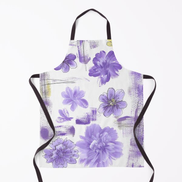 Item preview, Purple Floral Doodles designed and sold by lunarrfaerie.