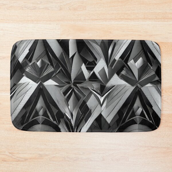 Item preview, silver art deco design 051 designed and sold by fleesphotos.
