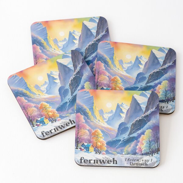 Item preview, Copy of Fernweh Deutsch German Fjord An Ache for Distant Places Missing Places You have Never Been designed and sold by Sarcastic Narwhal.
