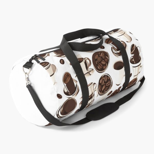 Item preview, Coffee beans and coffee cups seamless pattern designed and sold by bvdesignart.
